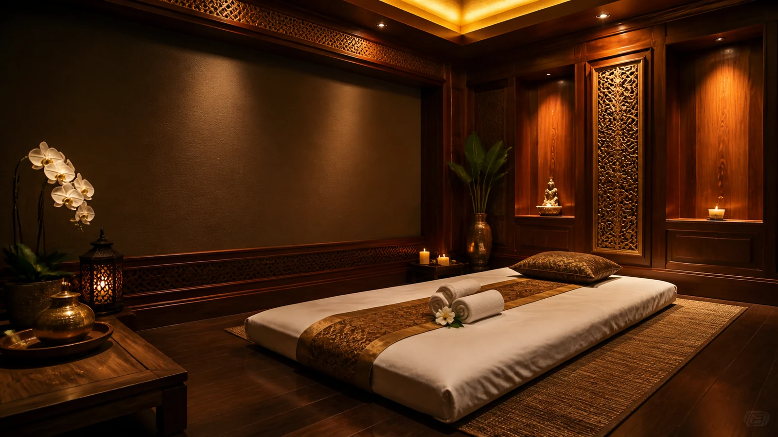 Cabine premium pour massage thaïlandais traditionnel